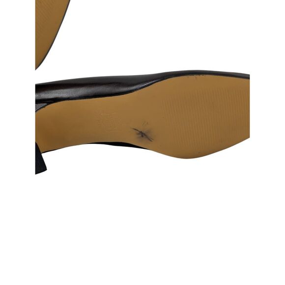 Ross Hommerson 7 Dark Brown Comfort Heels NWD Pumps Vintage Career Librarian - Picture 11 of 11